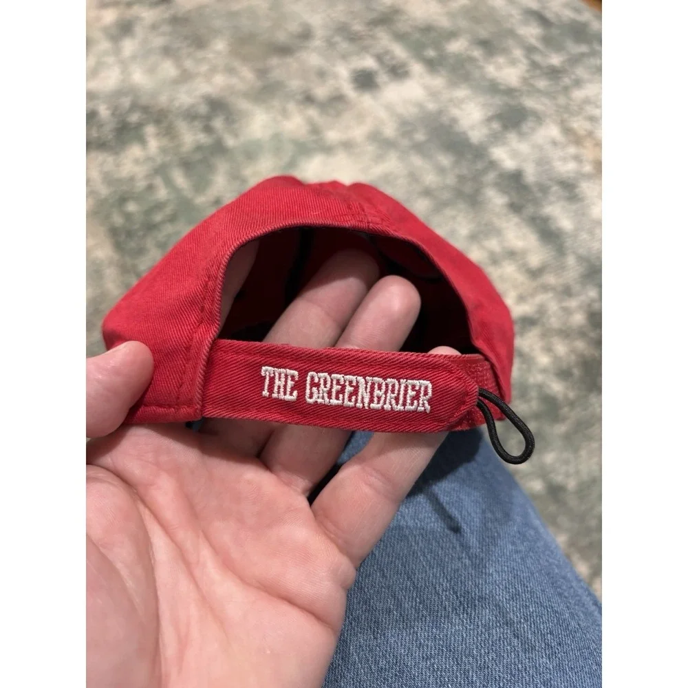 The Greenbrier 2011‎ Classic Red Adjustable Hat